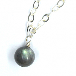 Pendentif en labradorite