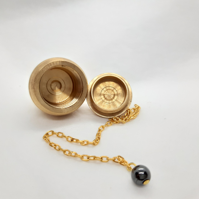 pendule témoin en laiton